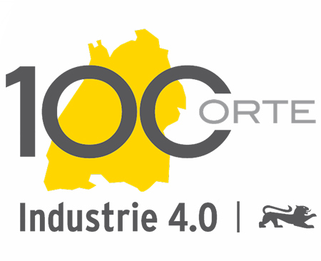 Logo 100 Orte für Industrie 4.0 in Baden- Württemberg