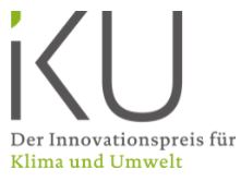 Logo des Innovationspreises Klima und Umwelt