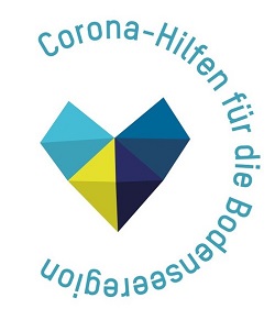 Logo Corona-Hilfen für die Bodenseeregion