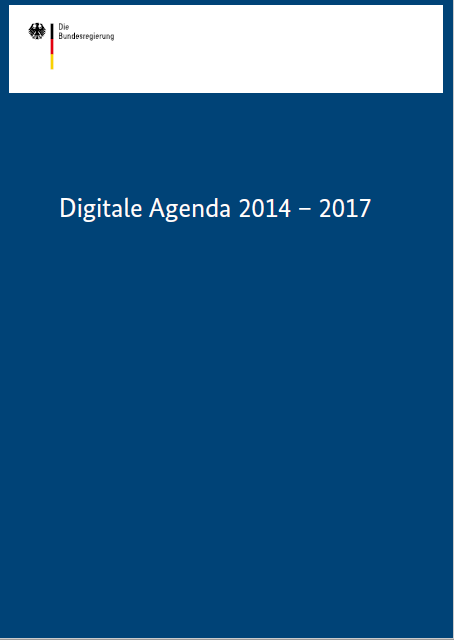 Titelblatt Digitale Agenda BMWi 2014 - 2017