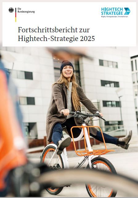 Deckblatt des Fortschrittsbericht zur Hightech Strategie 2025 BMBF