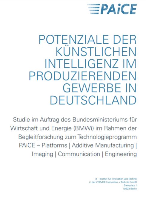 Potenziale der Künstlichen Intelligenz im produzierenden Gewerbe in Deutschland