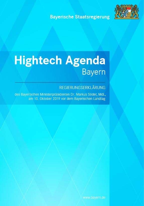  Hightech Agenda Bayern Titelblatt