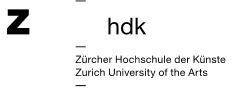 Logo der Züricher Hochschule der Künste (ZHdK)